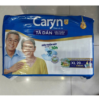 Tã/Bỉm dán người lớn siêu thấm Caryn dành cho người hạn chế khả năng đi lại size XL20