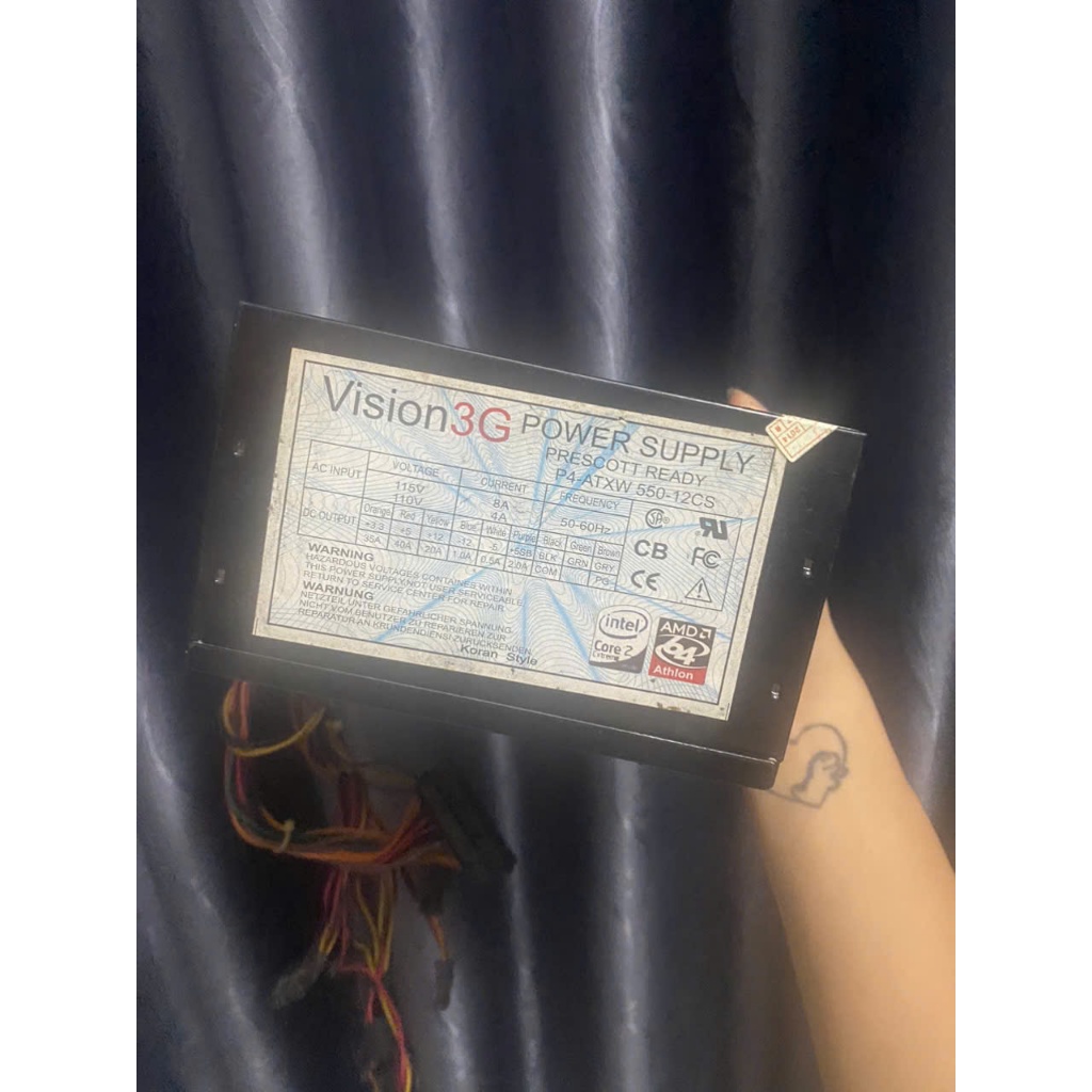 Nguồn Máy Tính VSP VISION  550W Fan 8cm