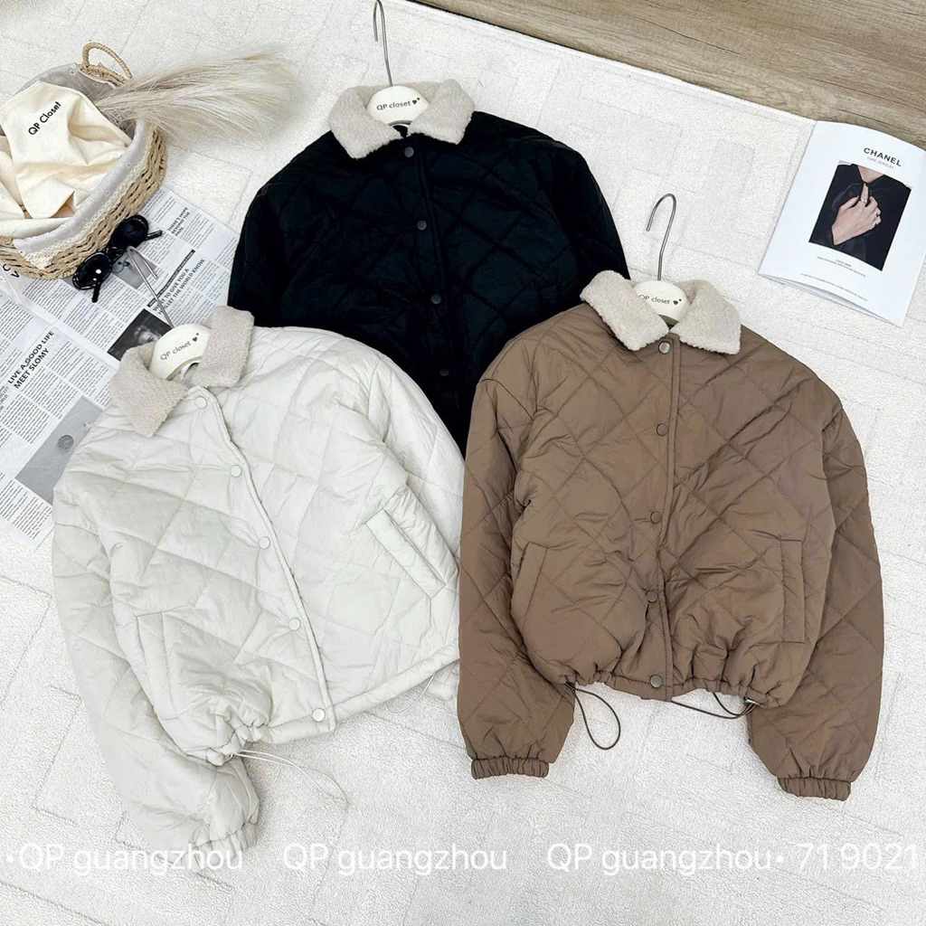 Áo phao cổ lông 71 9021 Hàng QCCC