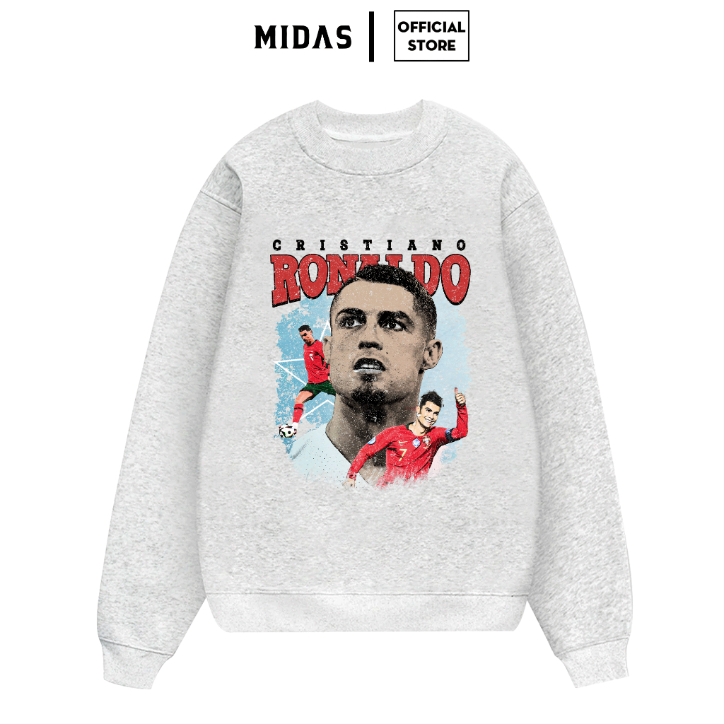 Áo Sweater Ronaldo, Áo Nỉ Ronaldo, Áo Nỉ Cr7, Sweater CR7 Chất Vải Nỉ Bông Cao Cấp, Dày Dặn, Nam Nữ 