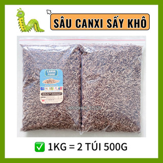 [G.I.Á SỈ] [3KG] Sâu canxi sấy cho gà mái, gà đá, cá koi, ngan, vịt, chim...giàu dinh dưỡng