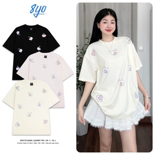  Áo Thun 8YO BUNNY Tee Cotton Mềm Mịn Mát - Áo Phông Local Brand Unisex Nam Nữ Form Rộng 