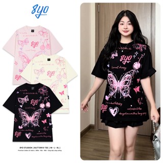  Áo Thun 8YO BUTTERFLY Tee Cotton Mềm Mịn Mát - Áo Phông Local Brand Unisex Nam Nữ Form Rộng 