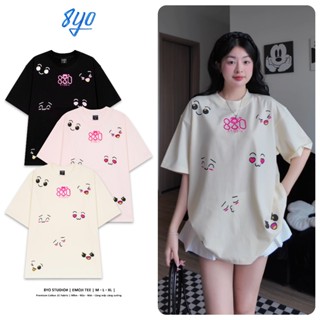  Áo Thun 8YO EMOJI Tee Cotton Mềm Mịn Mát - Áo Phông Local Brand Unisex Nam Nữ Form Rộng 