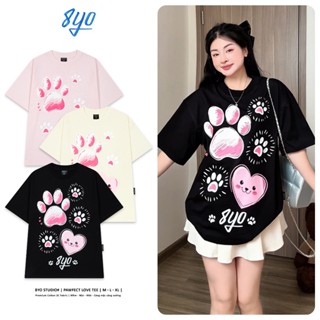  Áo Thun 8YO PAWFECT LOVE Tee Cotton Mềm Mịn Mát - Áo Phông Local Brand Unisex Nam Nữ Form Rộng 