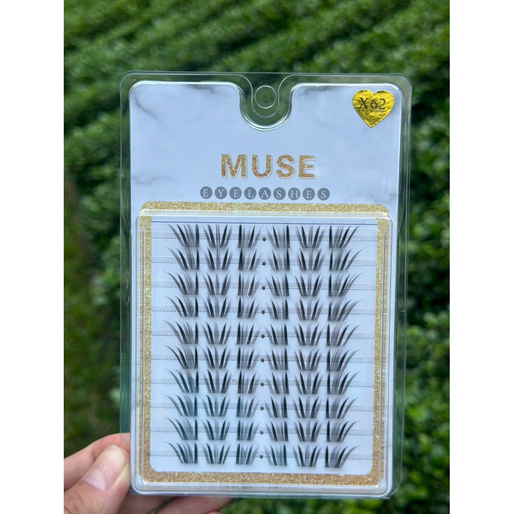Mi Cụm X62, Mi Giả Muse, Lông Mi Giả Tự Nhiên - Vanmi Store