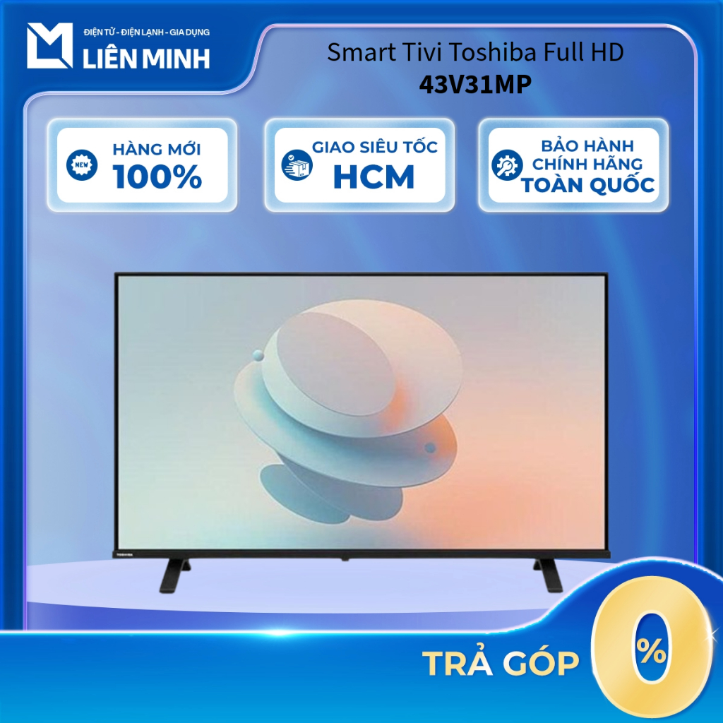 [Shopee - Lắp đặt 0Đ HN HCM] Smart Tivi Toshiba Full HD 43 Inch 43V31MP