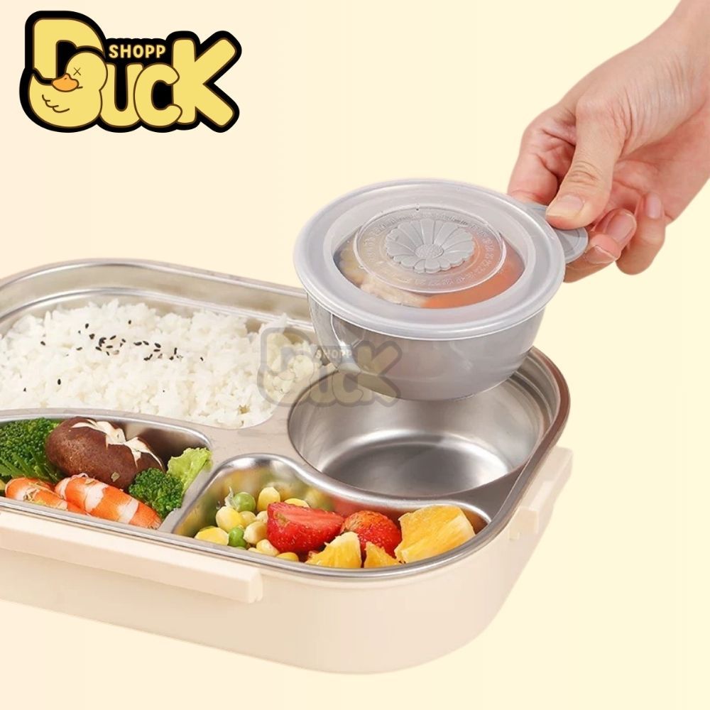 Hộp cơm giữ nhiệt Dear Rabbit đựng cơm văn phòng - Hộp đựng cơm trưa cao cấp chất liệu Inox 304 | BigBuy360 - bigbuy360.vn