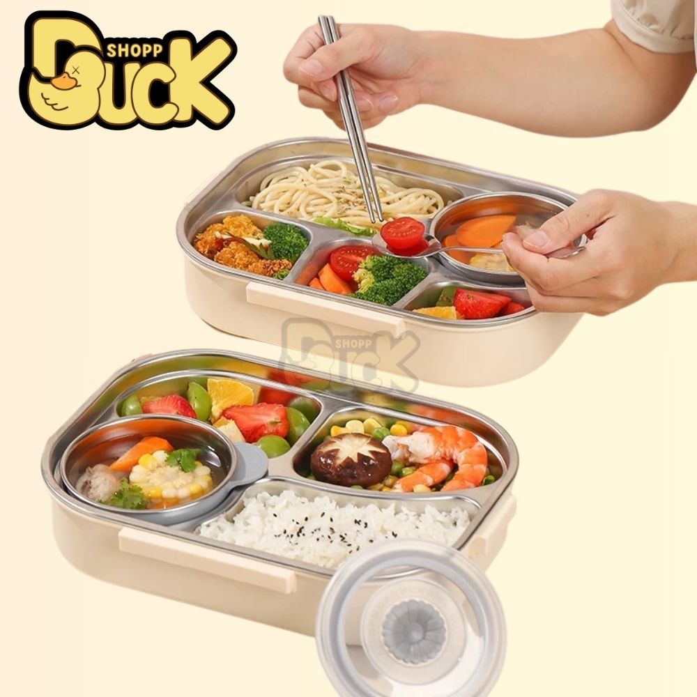 Hộp cơm giữ nhiệt Dear Rabbit đựng cơm văn phòng - Hộp đựng cơm trưa cao cấp chất liệu Inox 304 | BigBuy360 - bigbuy360.vn