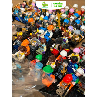 [ TẶNG BẢNG ] Đồ chơi Combo 50 Mô Hình Lắp Ghép Giá Rẻ Nhân vật Ngẫu Nhiên Đa dạng Thể Loại Anh Hùng Làng Lá Hoạt Hình