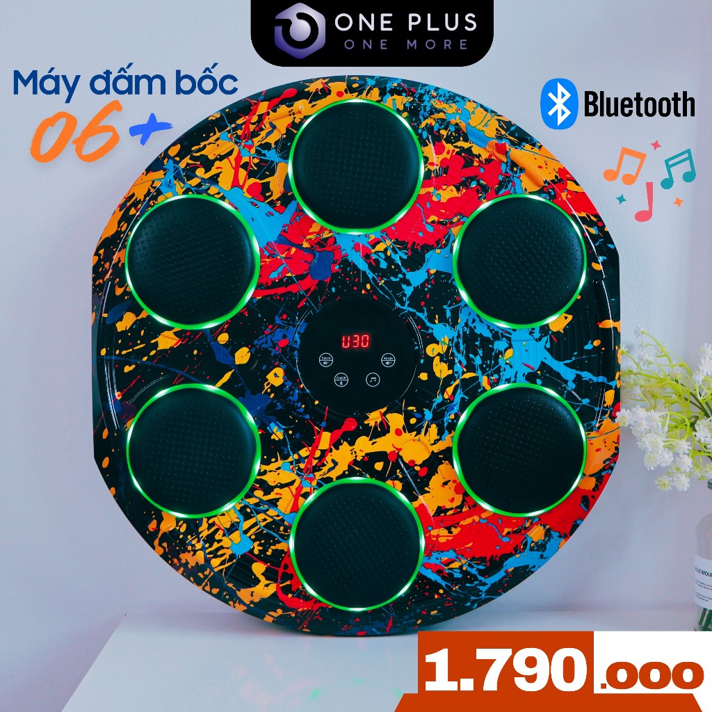 [Cảm biến âm nhạc] Máy đấm bốc treo tường phát nhạc One Plus O6 - Music Boxing