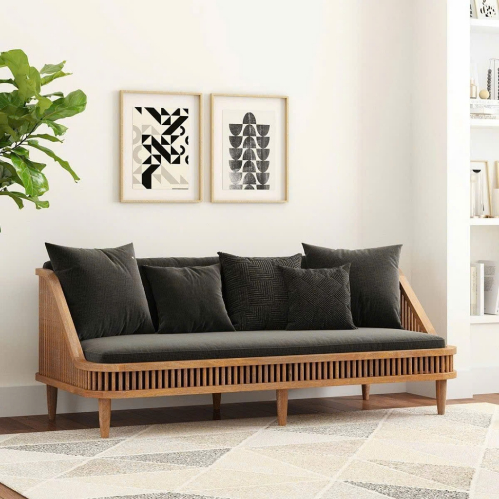 Sofa Gỗ Hiện Đại  AG008 AllHome Làm Theo Yêu Cầu