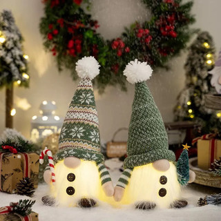  Người Tuyết Có Đèn Thần Lùn Có Đèn Chiếu Sáng Trang Trí Giáng Sinh Quà Tặng Noel Đèn Ngủ Decor nhà cửa 
