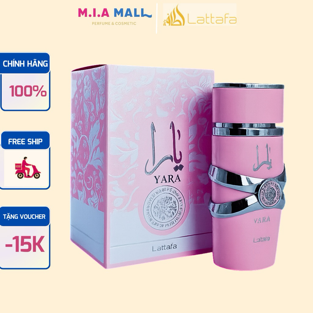 [Fullseal 100ml] Nước hoa nữ LATAFA Yara Chính Hãng EDP