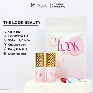 Keo nối mi THE LOOK BEAUTY ít cay khô 1-2s, bền 7-8 tuần, chân keo dẻo, kháng nước kháng dầu Thúy Hà