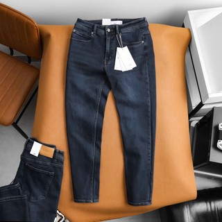  Quần Jean Dài Nam Xanh Wash LCW1 LCS Form Slim-fit chất vải co giãn nhẹ ống 15-18cm Hàng VNXK - Tuantustore 