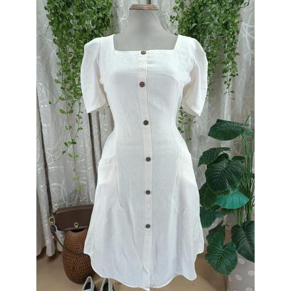 CHIBEST thanh lý - Đầm chữ A cổ vuông bymo - SIZE M