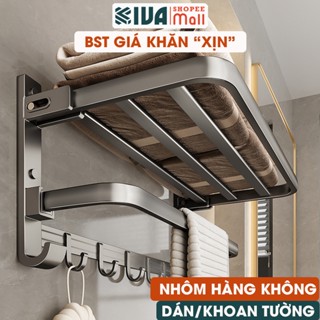  Giá kệ để khăn để đồ nhà tắm KIVA đa dạng mẫu mã thiết kế kích thước và màu sắc chất liệu nhôm hàng không cao cấp. 