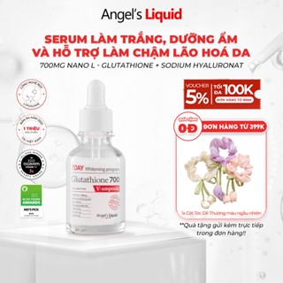  Serum Dưỡng Trắng Da Cấp Ẩm Đa Tầng Angel's Liquid Glutathione 700mg + HA 7Day Whitening Program 30ml 