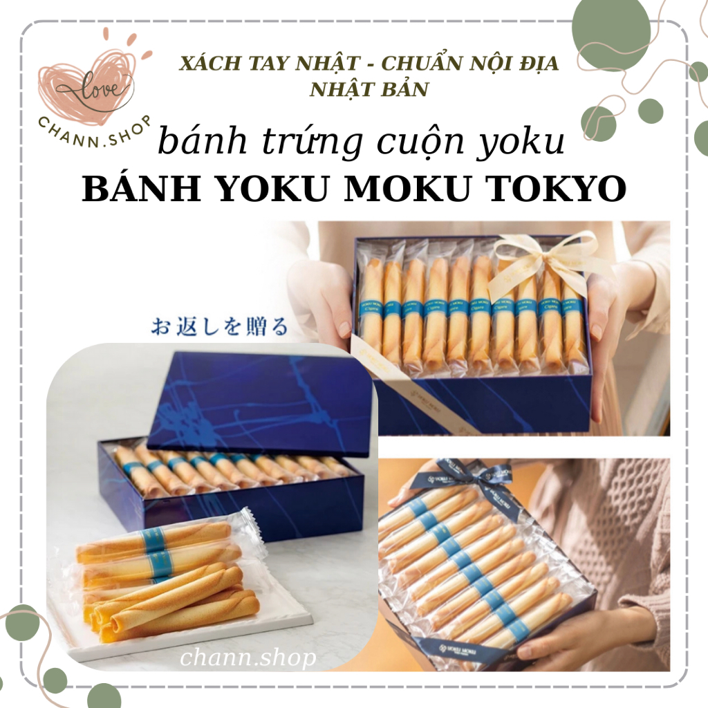 Bánh yoku moku Tokyo Nhật Bản, Bánh trứng cuộn hương thơm bơ trứng sữa hoà quyện, ngon mê mẩn