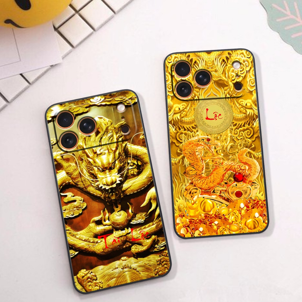 Ốp lưng IPhone 17 / 17 PRO / 17 PLUS / 17 PRO MAX / 17E hình 12 Con Giáp Tài Lộc 3D