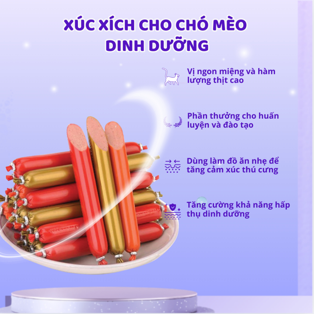 Xúc xích cho Chó Mèo (Quà tặng khi mua Sữa tắm MasterCare)