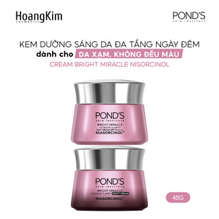  Kem Dưỡng Sáng Da Đa Tầng Ngày Và Đêm Pond's Bright Miracle Mờ Thâm Sạm SPF 30 PA+++ 45g 