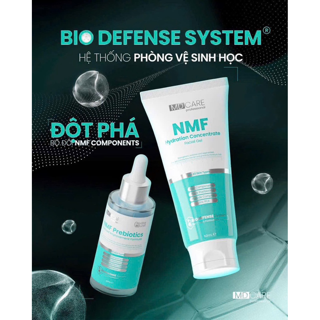 Bộ đôi dành cho da mụn NMF PREBIOTICS SERUM – REFINED IMPROVEMENT FORMULA & NMF HYDRATION CONCENTRAT