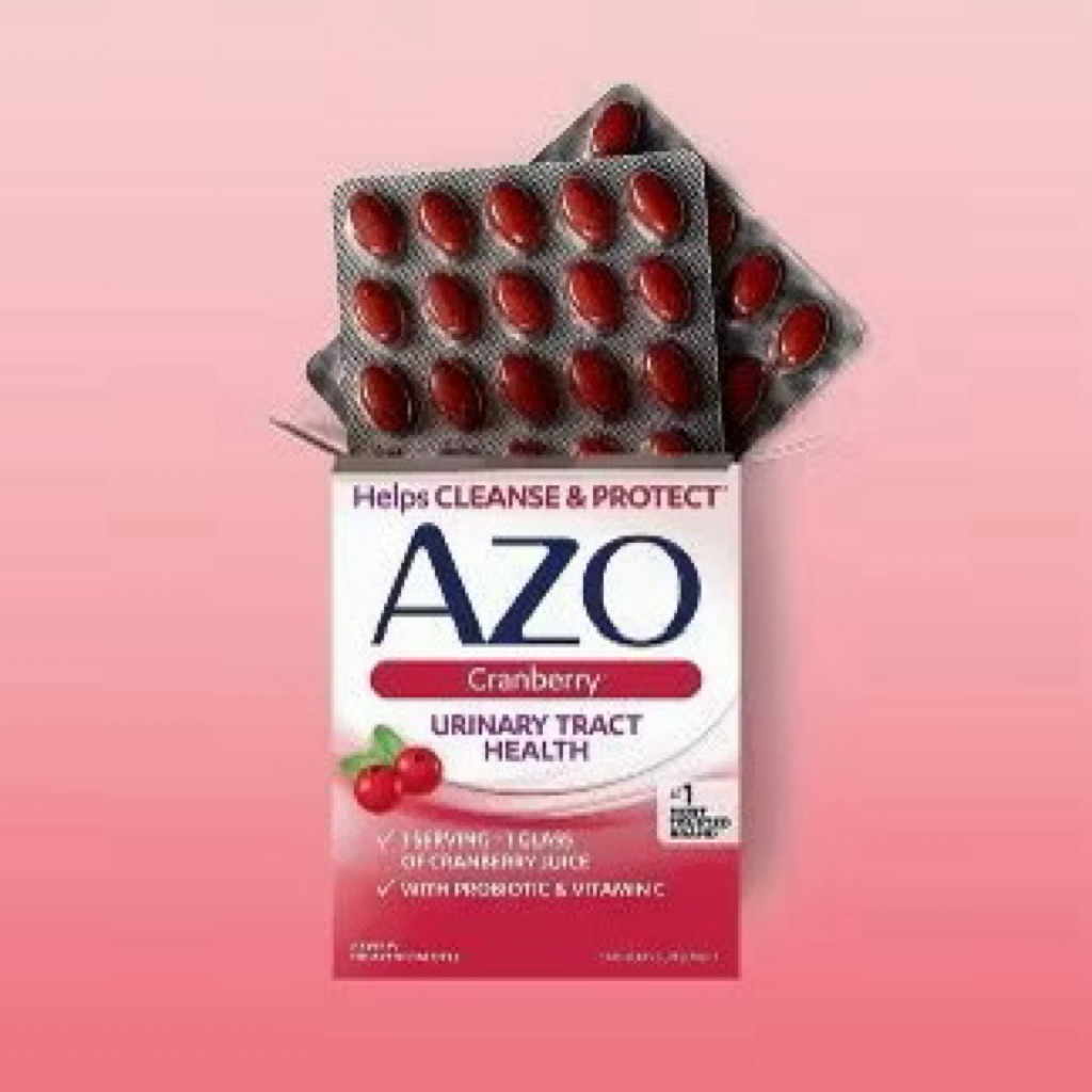 Viên uống AZO đỏ/ vàng - AZO Yeast Plus/ Cranberry