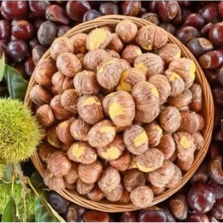 1kg hạt dẻ Cao Bằng bóc sẵn,còn vỏ lụa