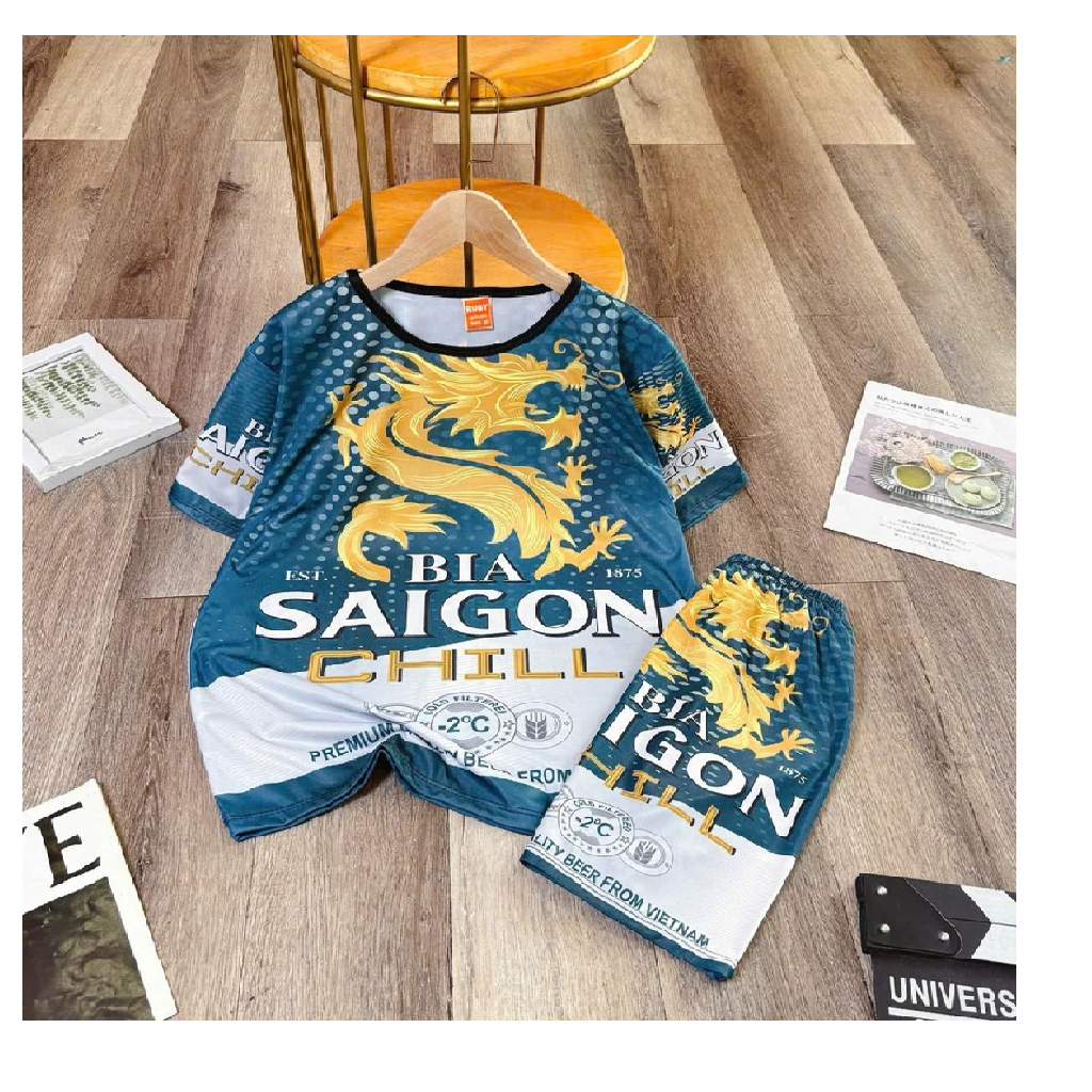 Bộ Bia Sài Gòn Chill cho gia đình đủ size 7-90kg