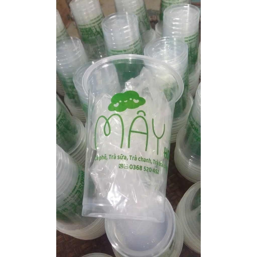 Ly nhựa trà sữa 800ml số lượng 500 ly