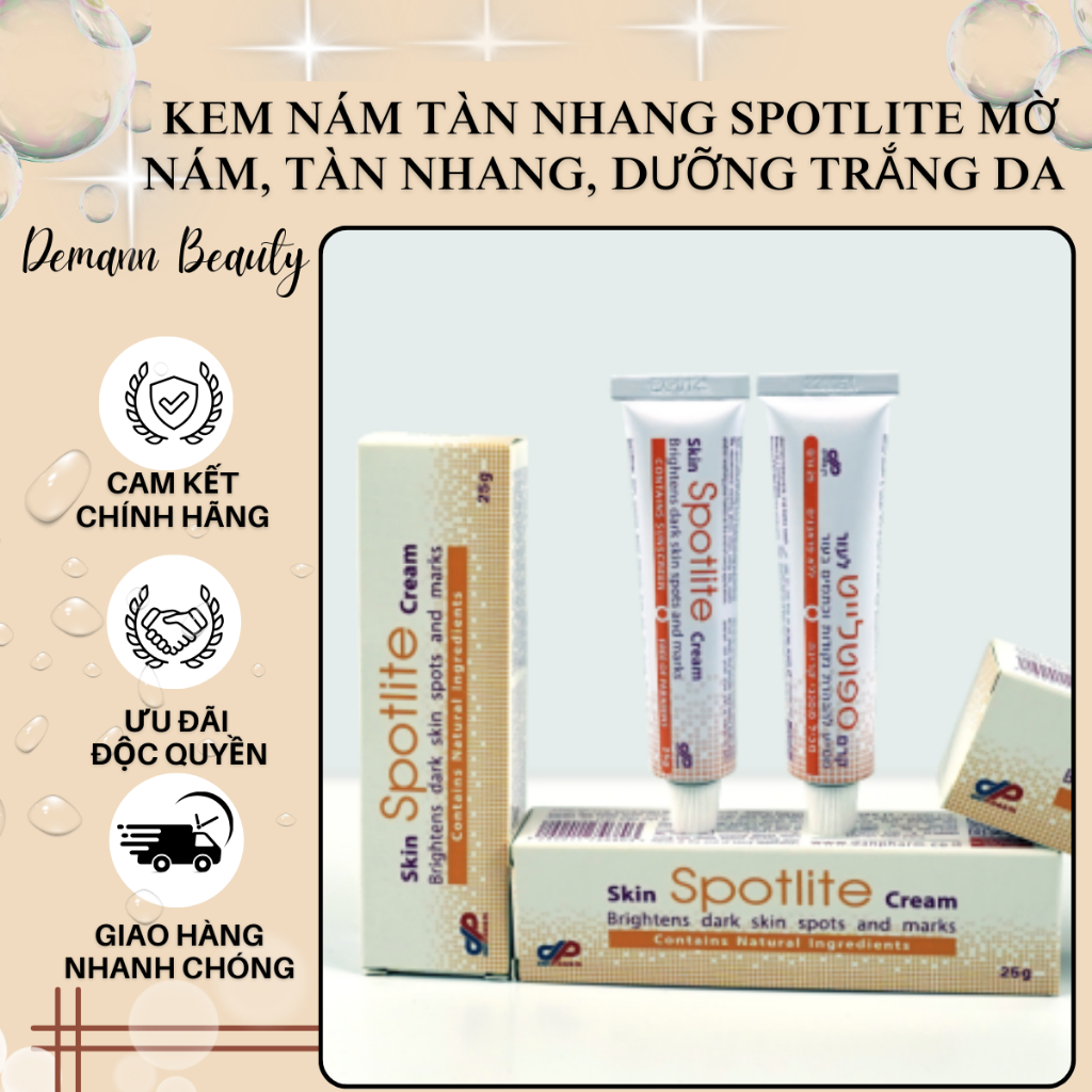 Kem Nám Tàn Nhang Spotlite Mờ Nám, Tàn Nhang, Dưỡng Trắng Da