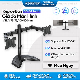 Giá đỡ màn hình máy tính kép 10-34 Inch Liền màn Xoay Nâng hạ và Thu vào Max 30KG