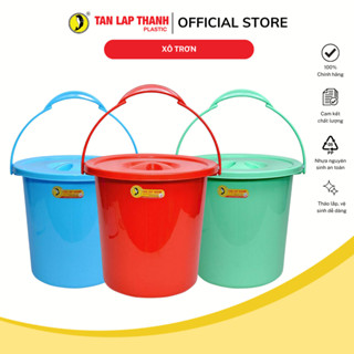 Xô nhựa nguyên sinh trơn Tân Lập Thành Sản phẩm chất lượng, nhà nhà thịnh vượng