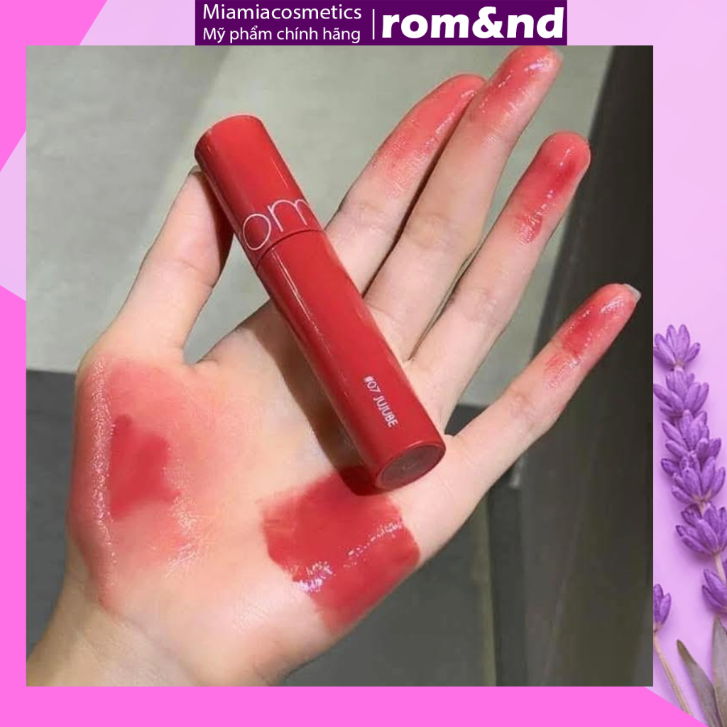 Son Romand Bóng Juicy Lasting Tint Màu 07 Jujube Đỏ Hồng Đất Thanh Lịch5 ML [CHÍNH HÃNG CHECK HIDDEN