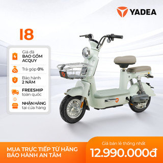 [TRẢ GÓP 0%] Xe Máy Điện YADEA i8 Nhỏ Gọn Lên Đến 70Km Một Lần Sạc - Bảo Hành 2 Năm