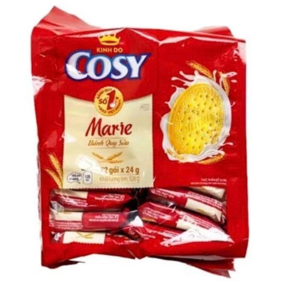 ( SALE SHOP MỚI ) Bánh quy sữa Marie Cosy Kinh Đô túi to 480g- Bánh cosy.