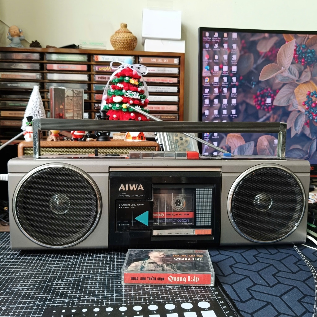 Máy nghe nhạc cassette radio Aiwa CS-J21