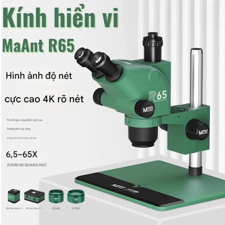 Kính hiển vi MaAnt R65 3 mắt, phóng đại 65X