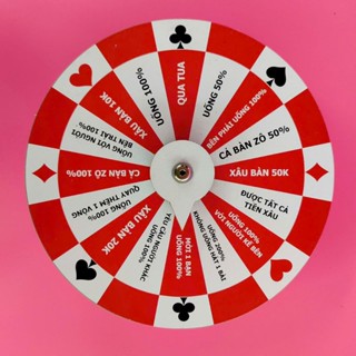  Vòng quay may mắn vòng quay ăn nhậu đường kính 25cm cao 7cm 