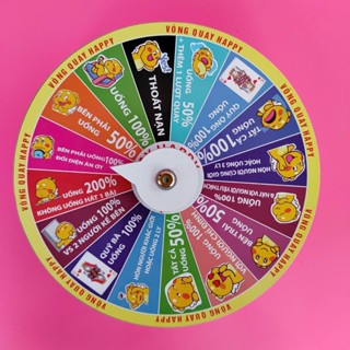  Vòng quay may mắn vòng quay ăn nhậu khủng Long đường kính 25cm cao 7cm 