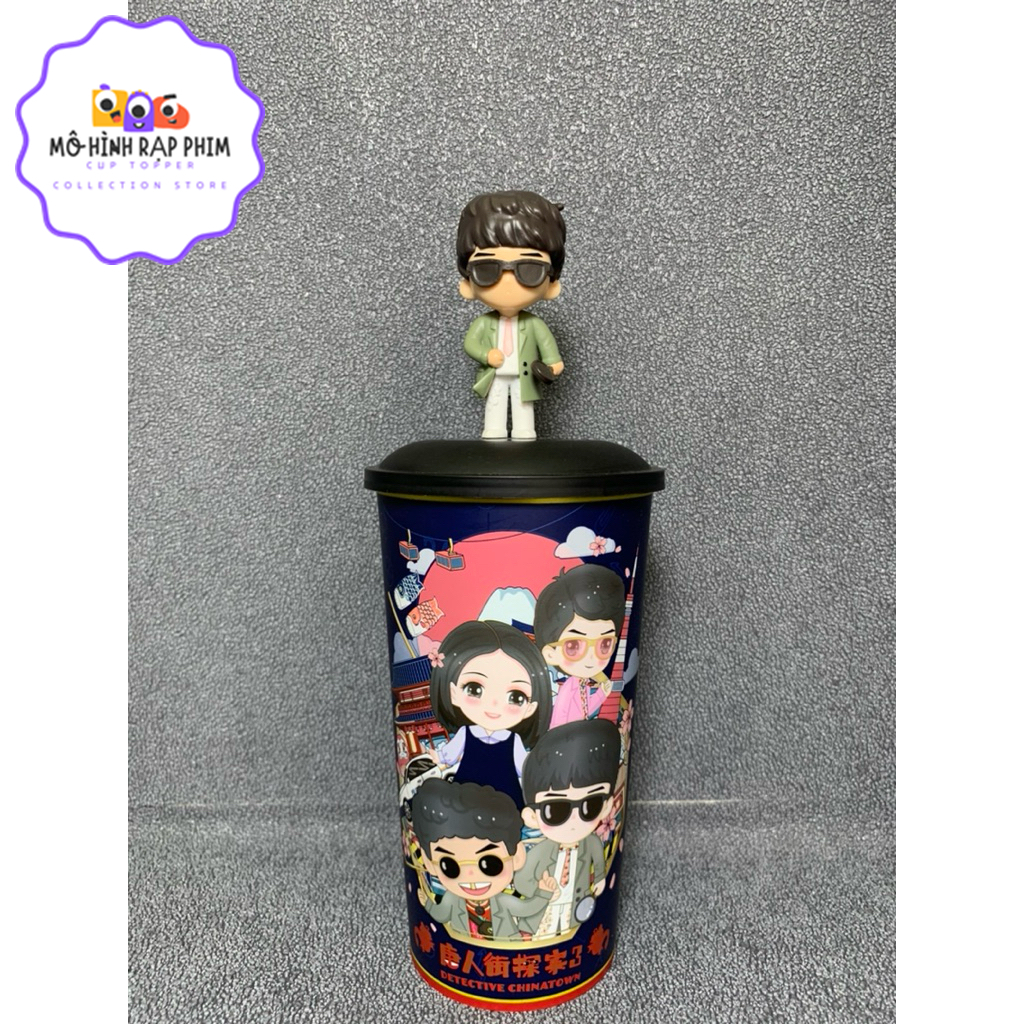 LY NƯỚC KÈM TOPPER NHÂN VẬT PHIM DETECTIVE CHINATOWN 3