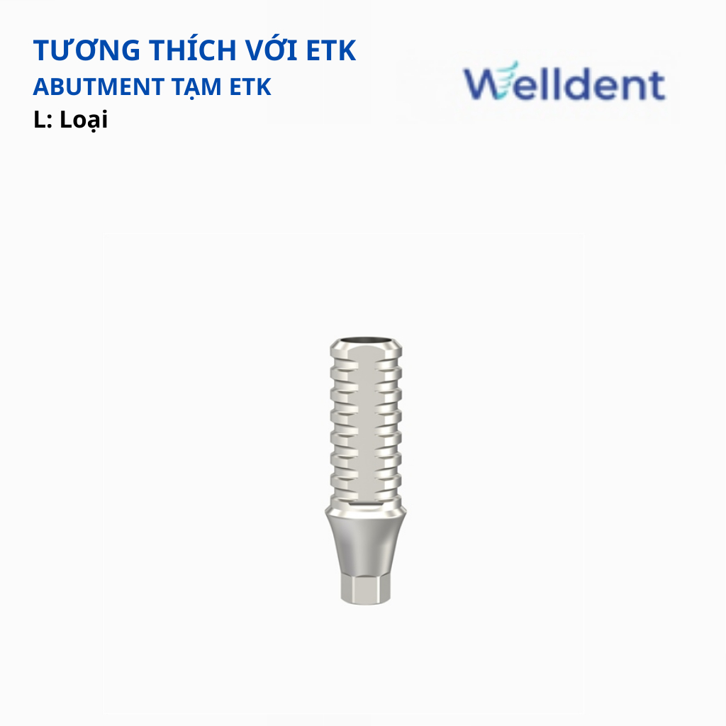 Abutment làm răng tạm  – Tương thích với ETK Implant System
