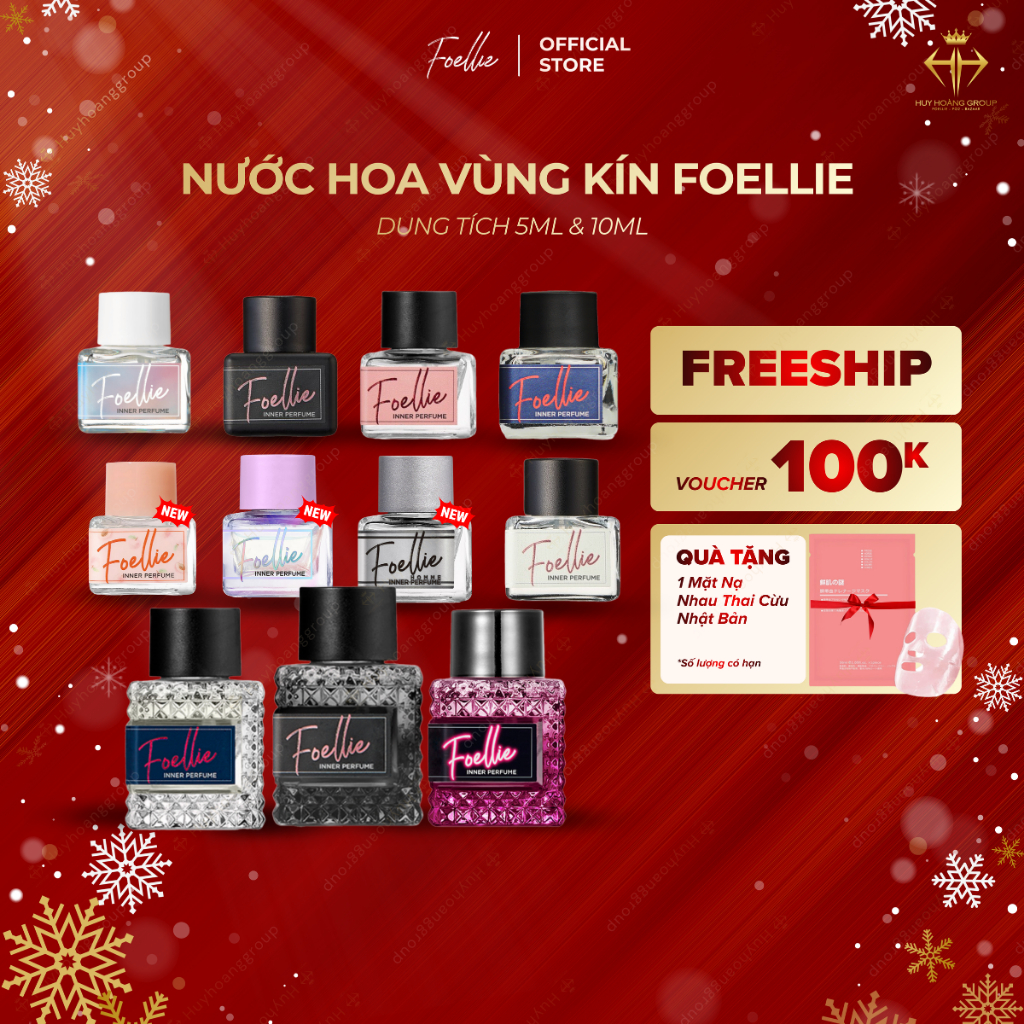 Nước hoa vùng kín FOELLIE [CHE TÊN SP] giúp vùng kín luôn thơm, lôi cuốn quyến rũ lưu hương lâu
