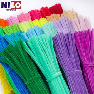 100 dây Kẽm Nhung Lông Dày Mịn Loại 1 Làm Thủ Công Hoa.