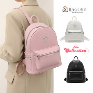 Balo size to vừa A4 in vân chữ nổi logo đồng màu túi bản quai to hàng sịn đẹp