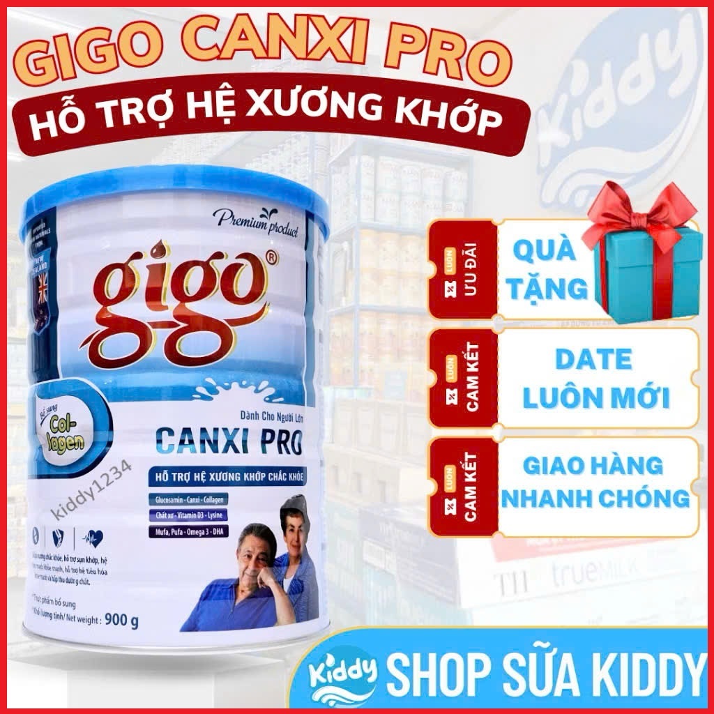 Gigo Canxi Pro lon 900g (date mới)
