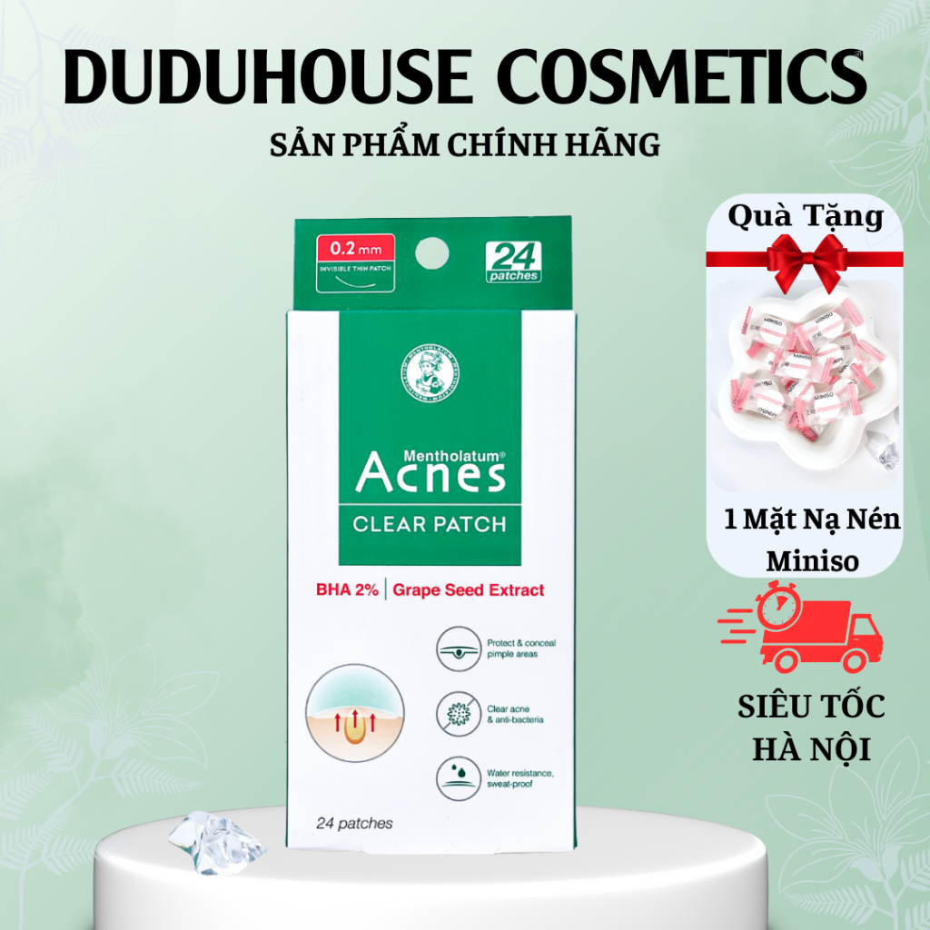 Miếng Dán Mụn Acnes Clear Patch 24 Miếng Duduhouse