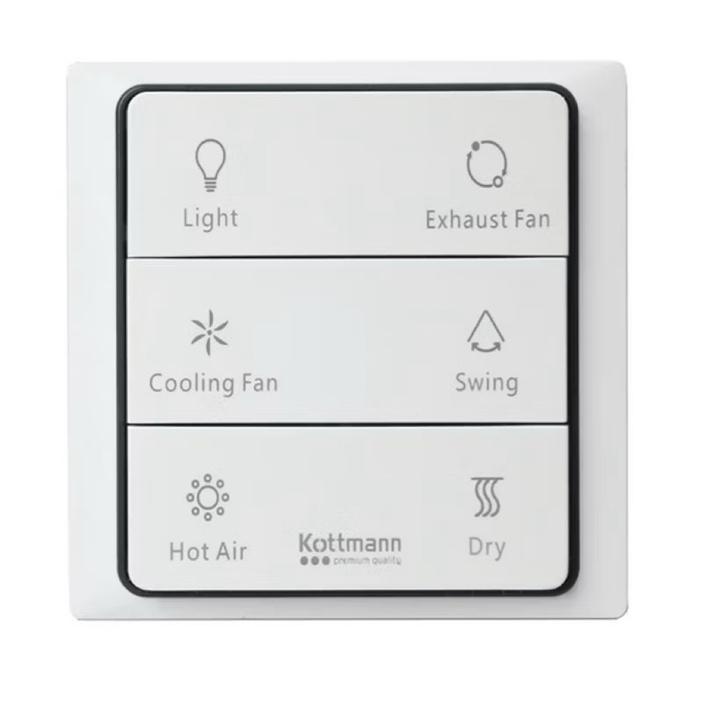 điều khiển quạt âm trần đa năng kottmann k8 ( khách chỉ mua khi khiển cũ giống mẫu shop đăng)